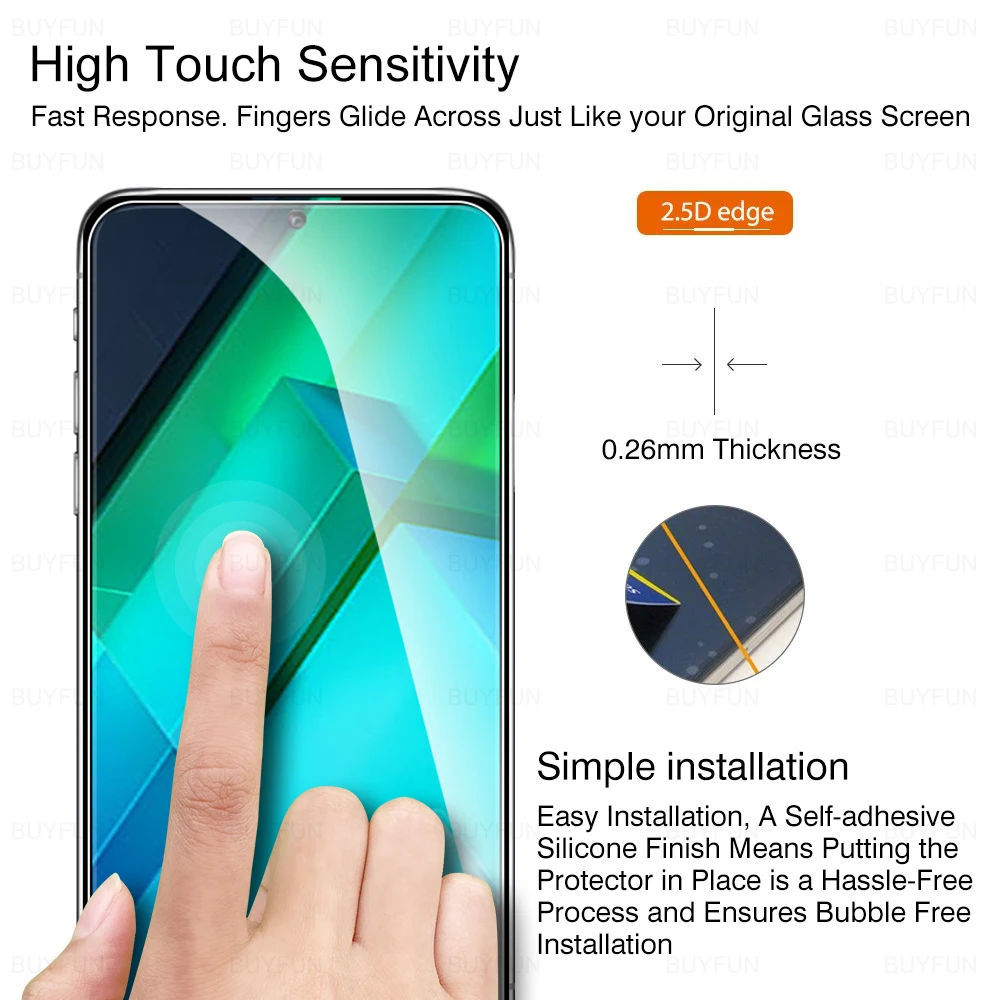 Чехол 4 в 1 из закаленного стекла для Infinix Note 12 VIP 6 7 дюйма Защита экрана Note12 12VIP
