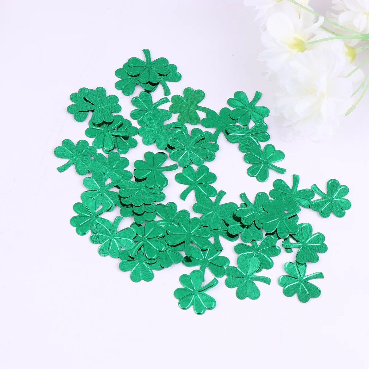 

5 Packs St Patricks Day Confetti Dining Table Decor Leprechaun Accessories Homemade Ornaments Self Made Shamrock Glitter