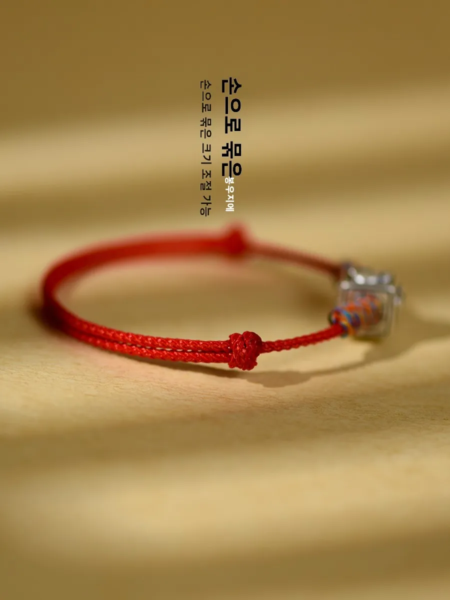 Браслет из стерлингового серебра 925 пробы со змеей курицей коровой и красной