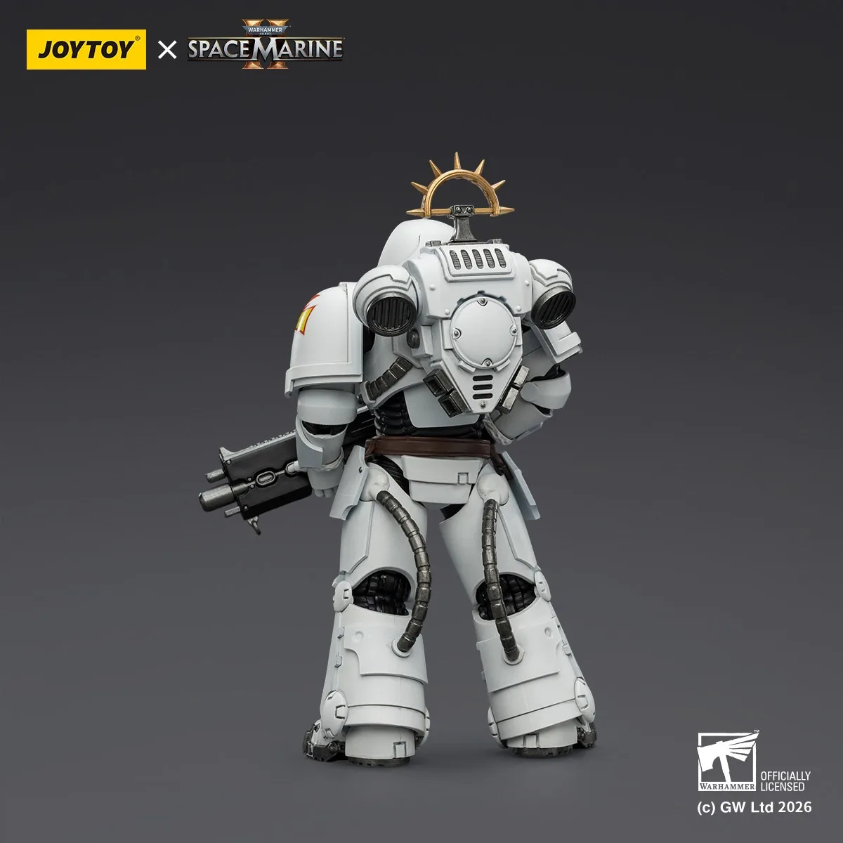 Фото Аксессуары JOYTOY Warhammer 1/18: Фигурка персонажа из игры White Scars Heavy Intercessor с тяжелой винтовкой и болтовкой. №3