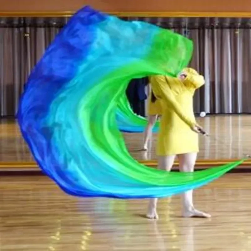 Шелковая вуаль + 1 шт. женская шелковая шляпка для танца живота