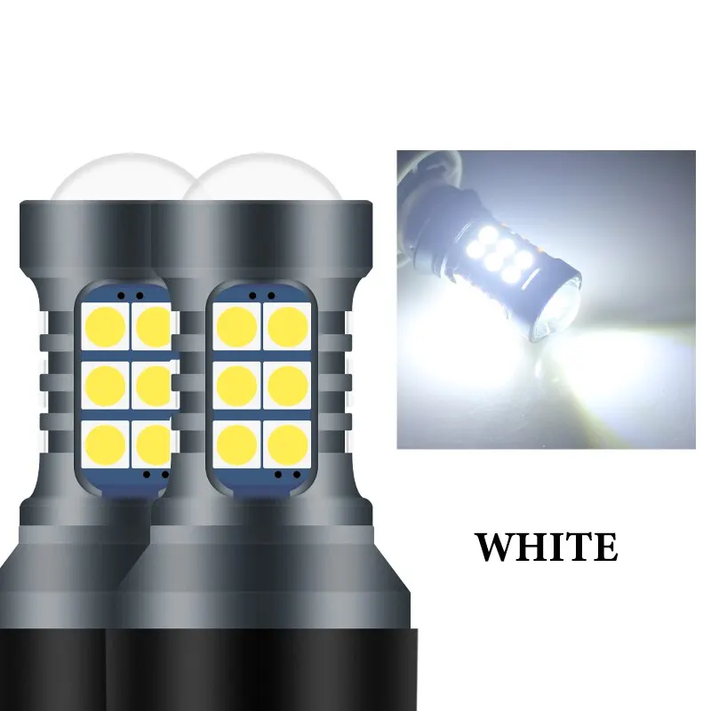 

Комплект Из 2 Светодиодных Ламп T20 7440 7443 WY21W W21W Для Сигнальных Огней Автомобиля, Сверхъяркие 3030SMD