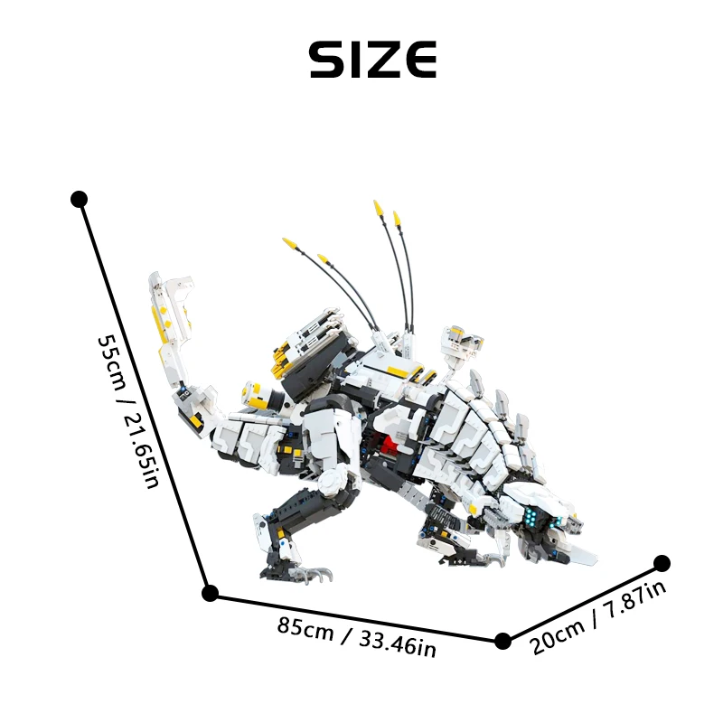 Набор строительных блоков MOC механический зуб грома супер динозавр
