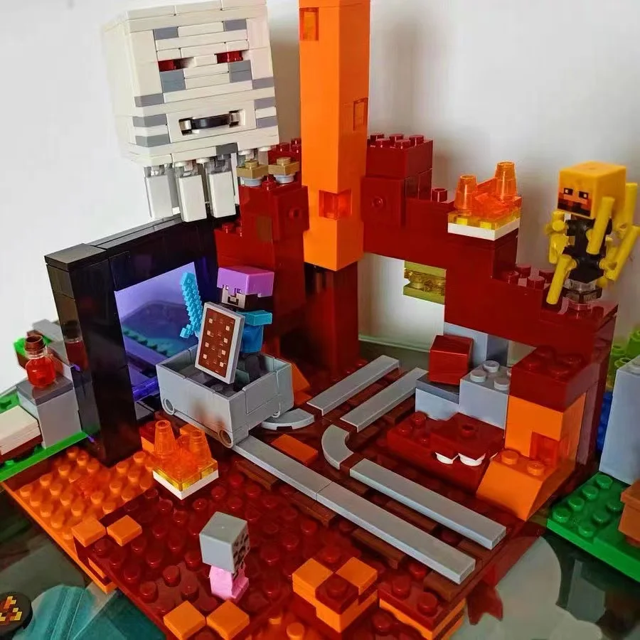 470 шт. строительные блоки Нидер Портал модель Fit 21143 игрушки для детей