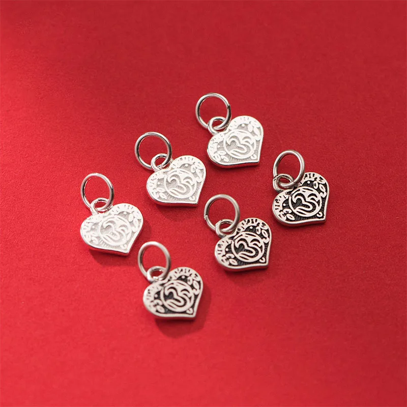 

1 шт./партия, подвески из серебра 925 пробы в виде сердца