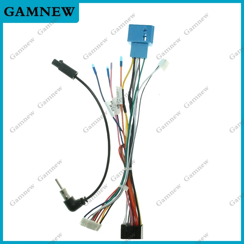 

Автомобильный 16-контактный жгут проводов-адаптер-декодер для BMW E46 E39 E53 X5 3/5 серии Android-радио кабель питания с коробкой Canbus