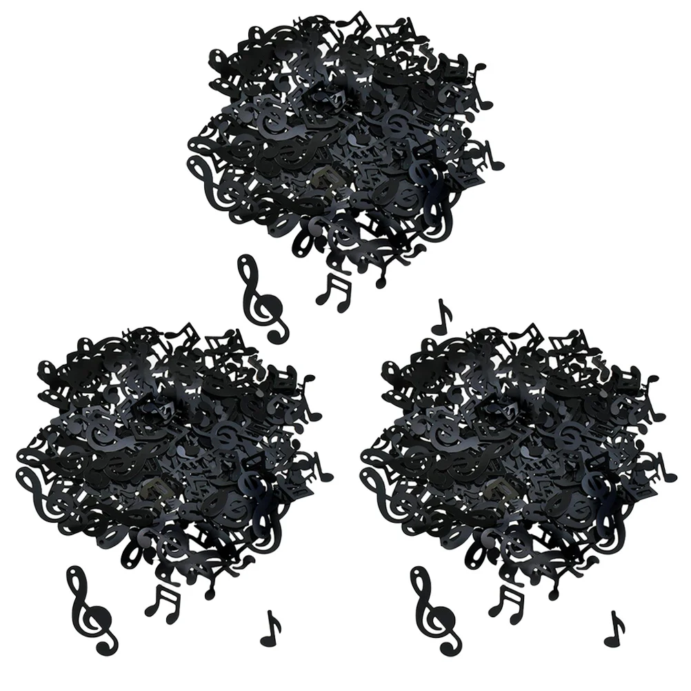 

3 Packs Note Paper Scrape Plastic Note Birthday Confetti Paper Scrape Decor