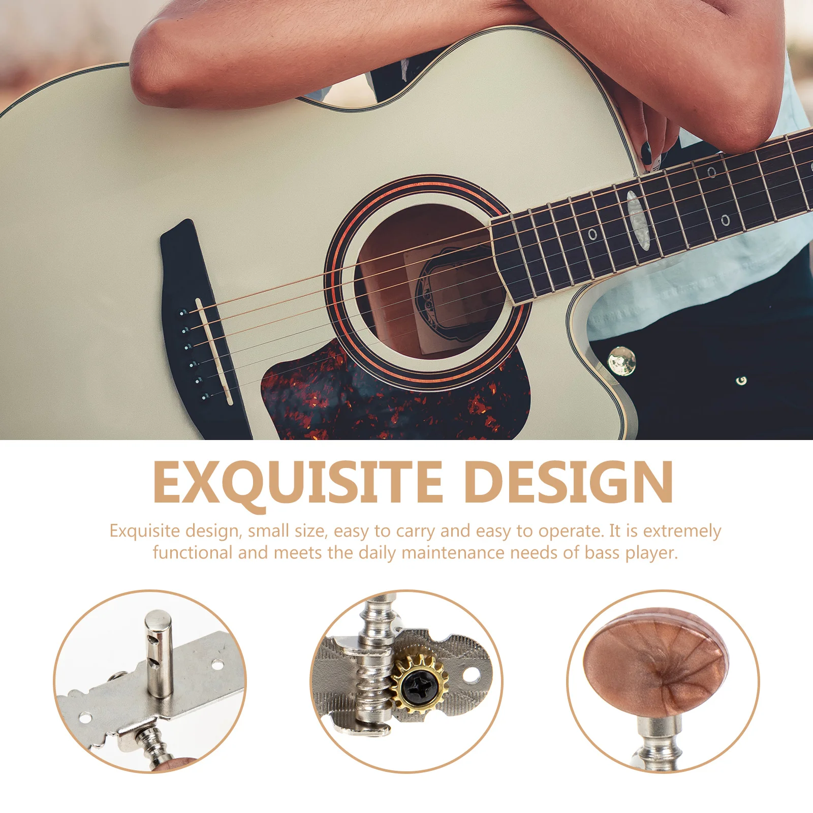 Металлические тюнеры для укулеле колки настройки штифт головы головки гитарной