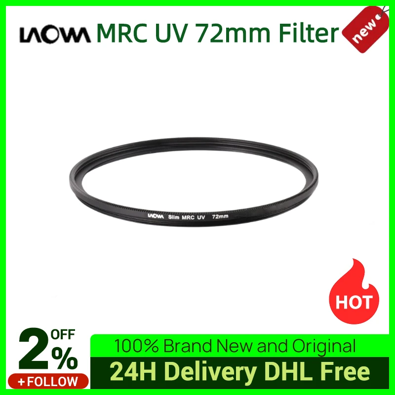 

LAOWA MRC UV 72 мм многослойный MC UV фильтр Защита объектива для Laowa 15 мм F2