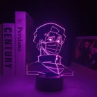 3D акриловая лампа манга Haikyuu, Kiyoomi Sakusa для домашнего декора, искусственный ночник, аниме Haikyu, светодиодсветильник ПА для спальни