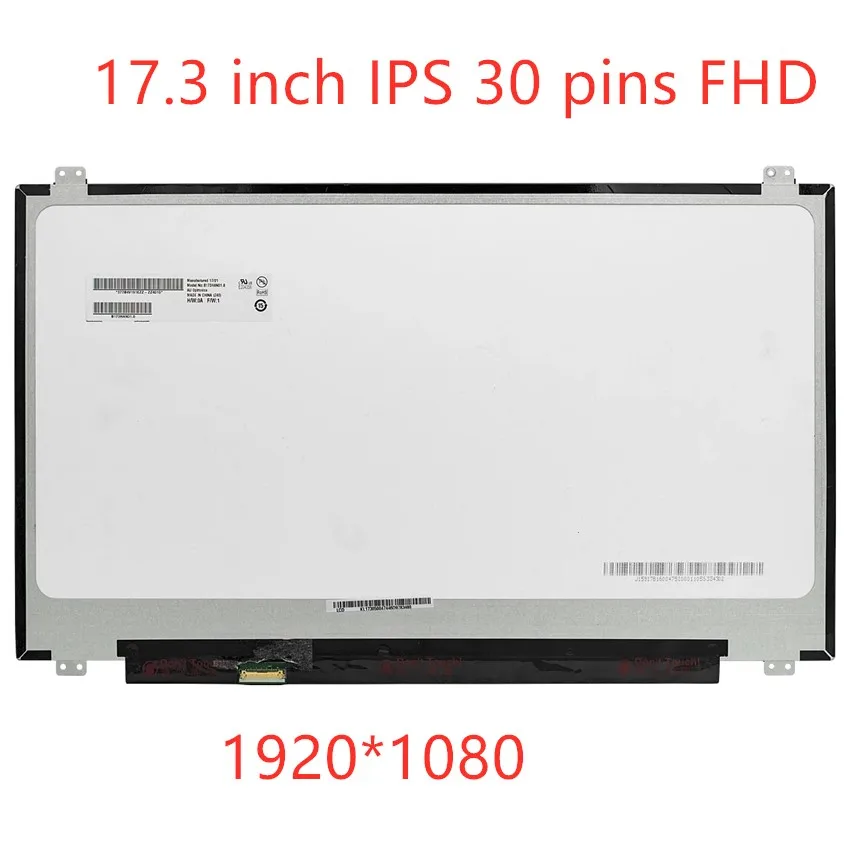 15,6-дюймовый IPS ЖК-экран для ноутбука, N173HCE-E41 Fit LTN173HL01, для ThinkPad P72 P71 P70 FHD 17,3x1920 30pin eDP