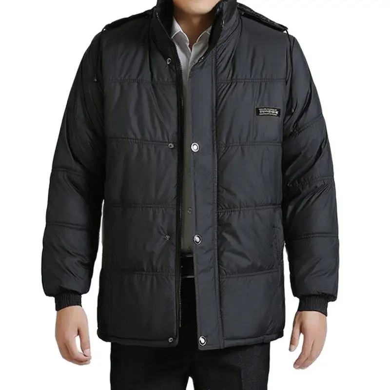 DIMI Mens Coats Casual Windbreak Jackets Men L -3Xl New Jackets Parka Men Fleece Quality Autumn Winter Warm Outwear Brand Slim