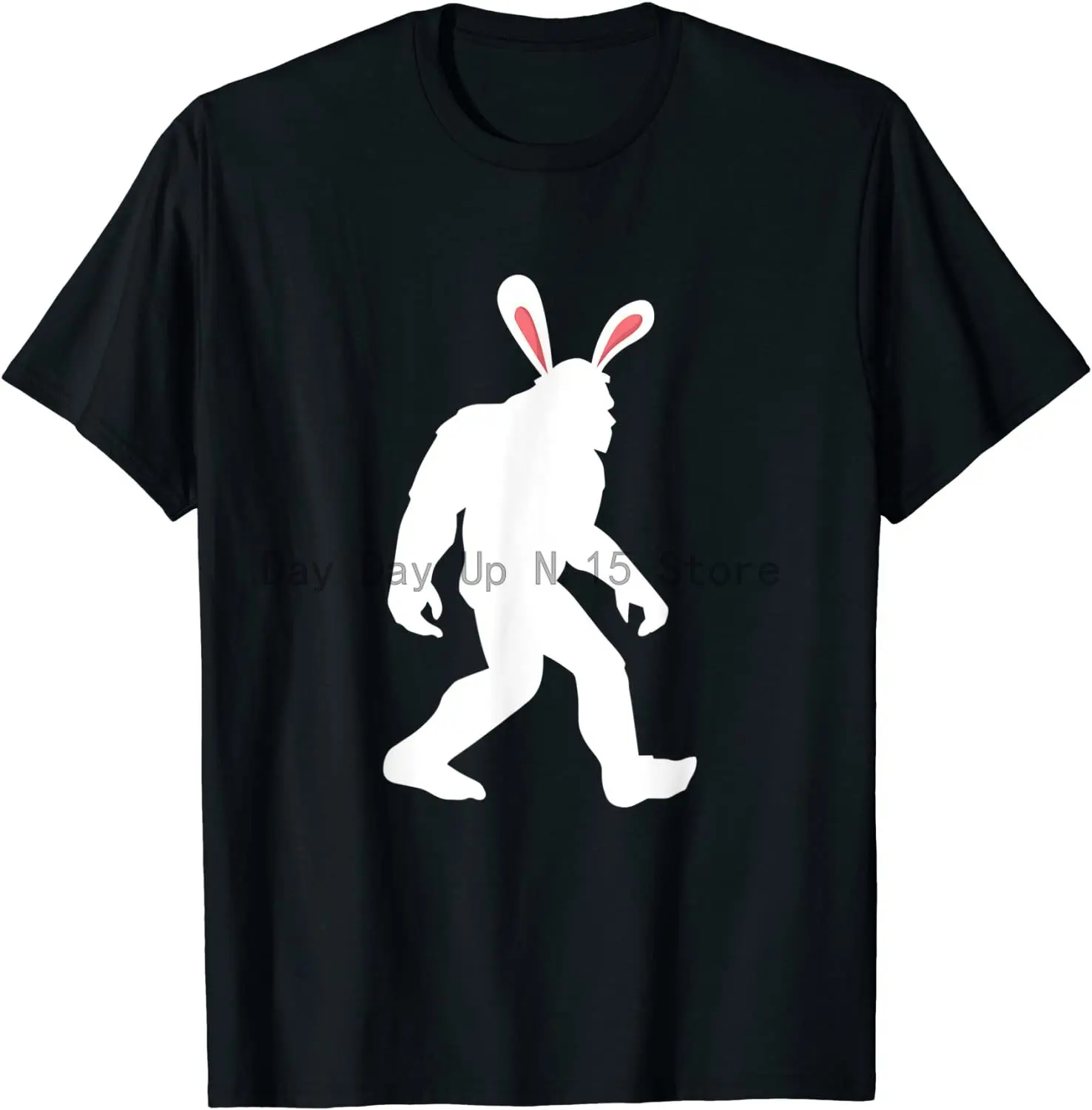 

Easter Bunny Bigfoot Bunny Ears Sasquatch Costume Easter T-Shirt