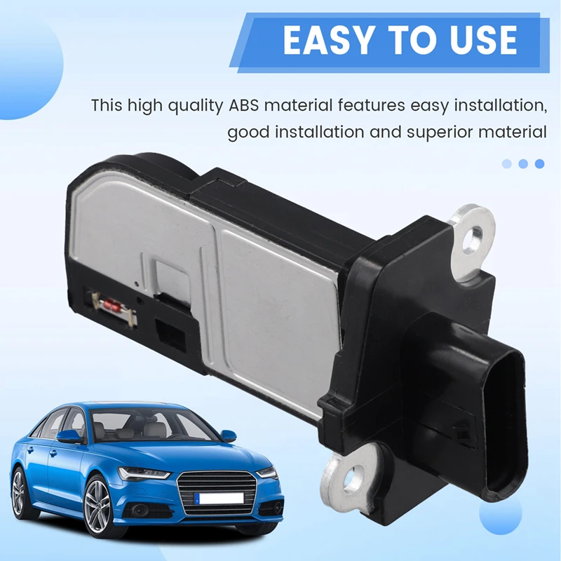 AU04 -Car MAF Mass Air Flow Sensor 06J906461D AFH60-37 For A3 A4 A5 A6 Q3 Q5 Quattro VW Intake Meter