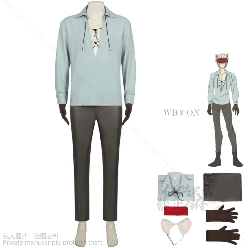 Новинка 2024 костюм для косплея аниме ByeBye земля аденис Shery пушистые топы с ушками