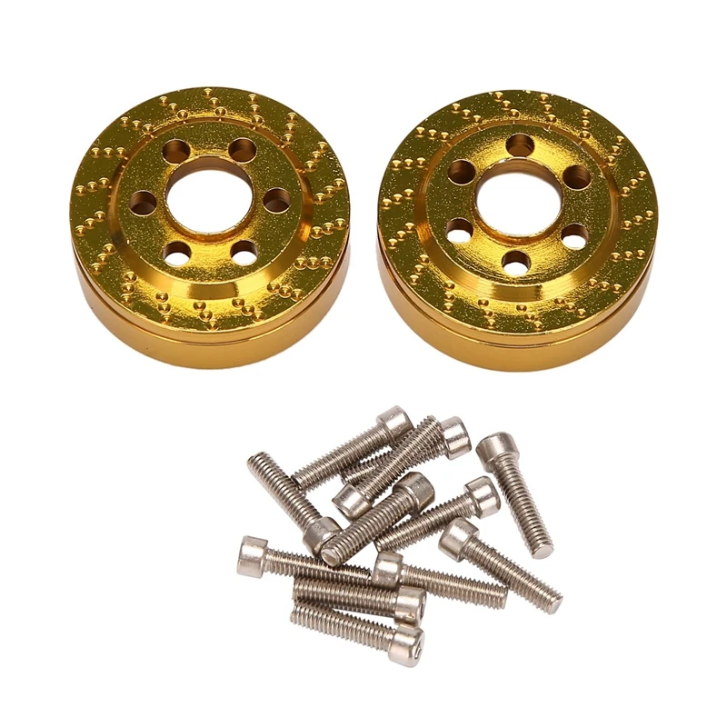 

2Pcs RC Wheel Rim Internal Counterweight Upgrade Parts For 1/10 RC SCX10 TRX4 Crawler Car Wheel Rims