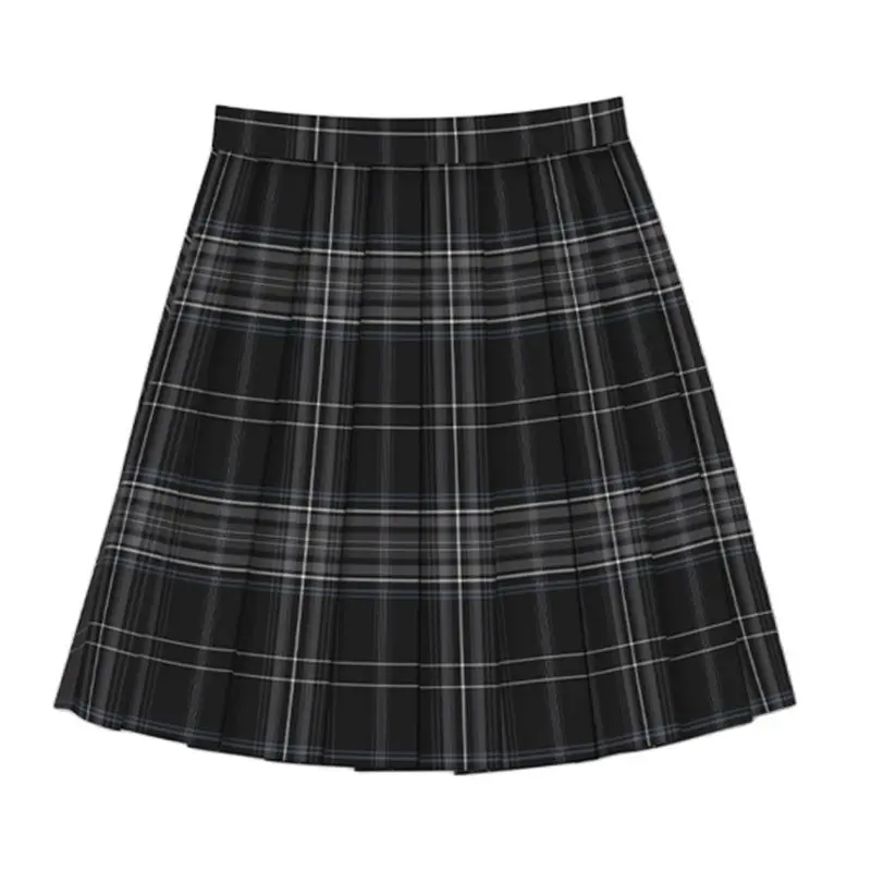 

Stylish Black Tennis Mini Skirt For Women Clothing Japanese Preppy Students Plaid Skirt Girls Pleated Short Skirts 2023 BC162
