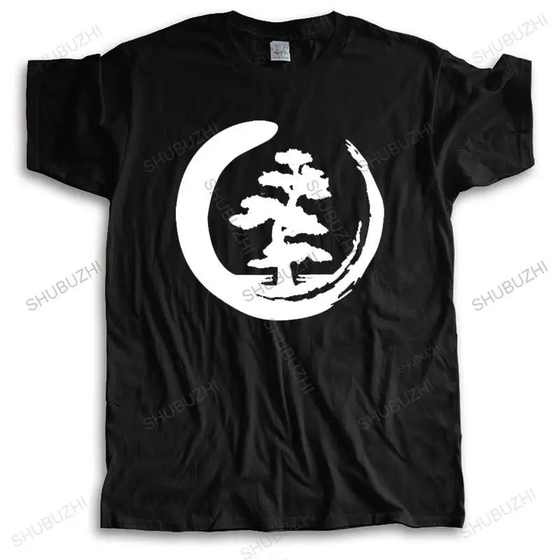 

New Fashion Tree Of Life Zen Circle Buddhism summer T-Shirt Men Cotton short Sleeves Casual T Shirts Men Tops Tees Free Shipping