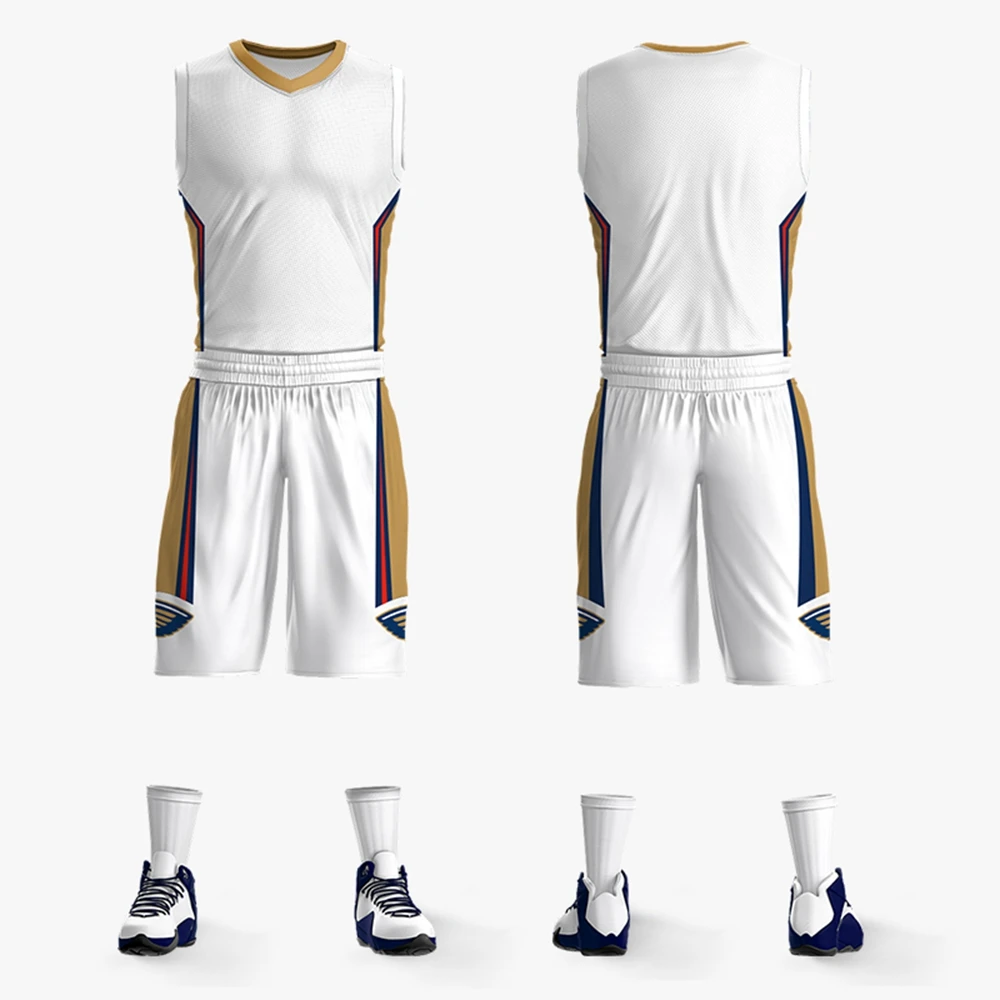 2023 Summer New College Team Kit Sleeveless Top Quick Drying Breathable New Style Men Youth Basketball Clothing Customization