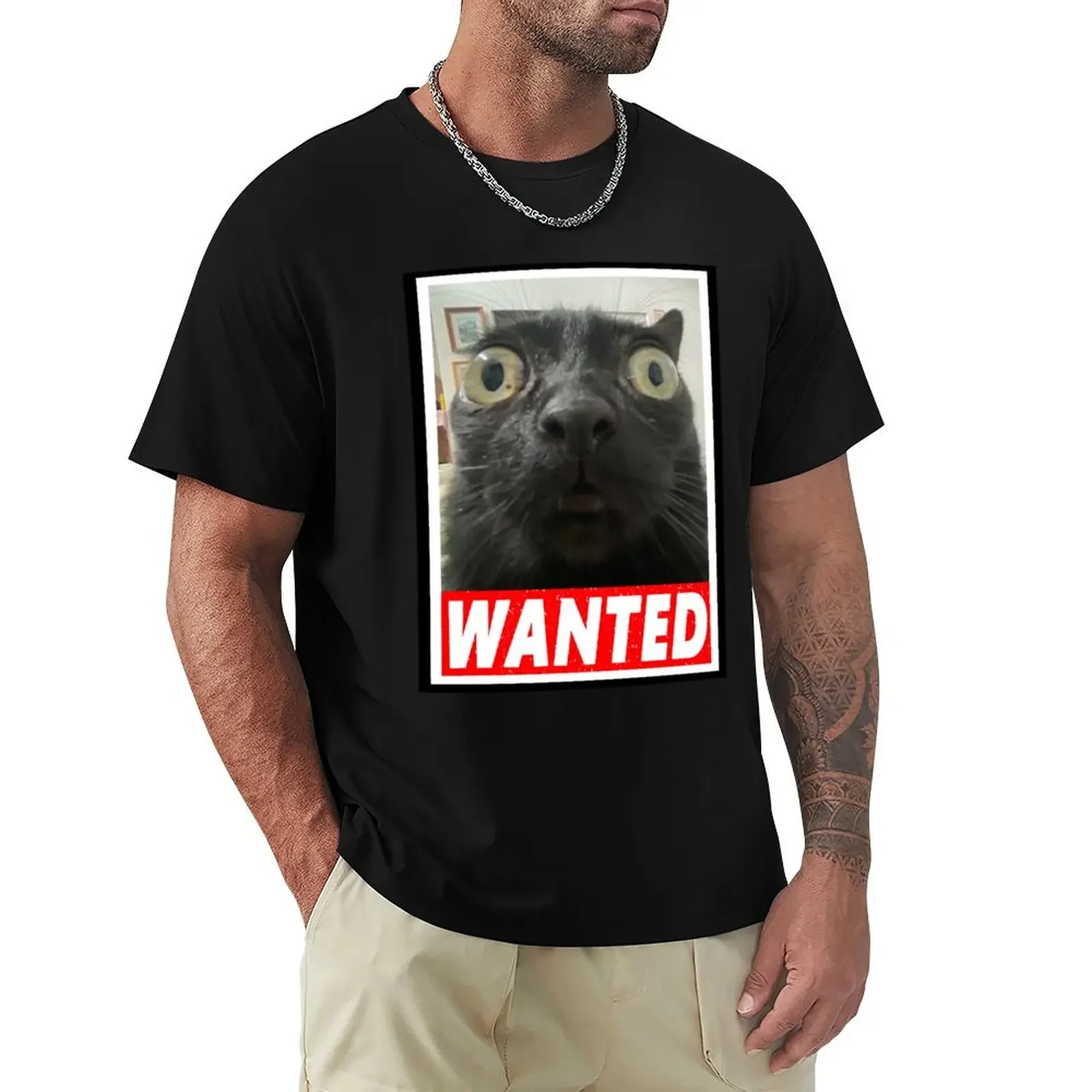 Футболка Wanted Bigfootjinx мужская футболка винтажная рубашка с аниме короткими