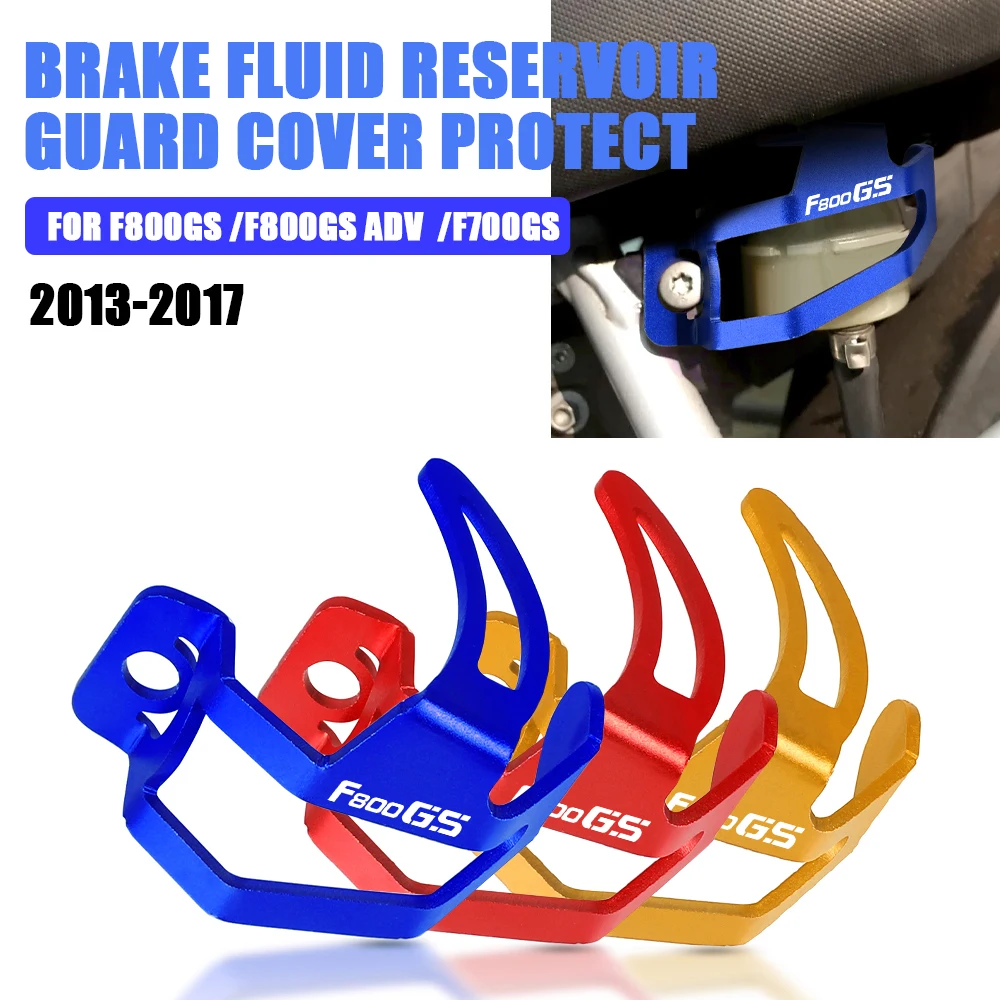 

F800 GS ADV Motorcycle Rear Brake Fluid Reservoir Guard Cover Protect Accessories For BMW F800GS F 800 GS ADVENTURE 2013-2017