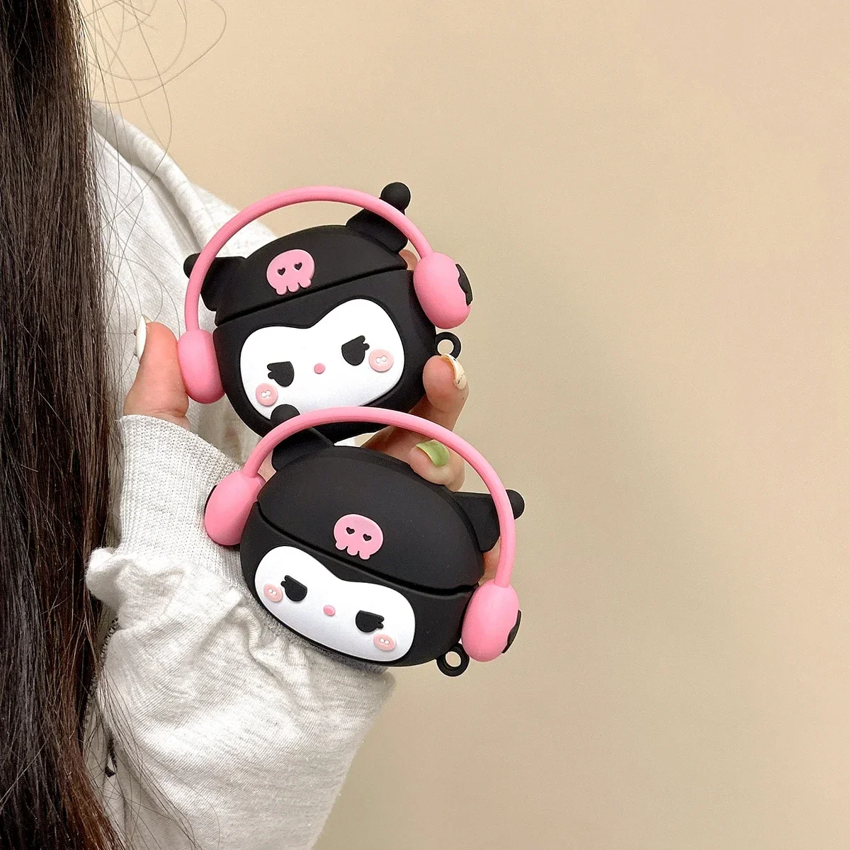 Силиконовый чехол для наушников Sanrio Kuromi