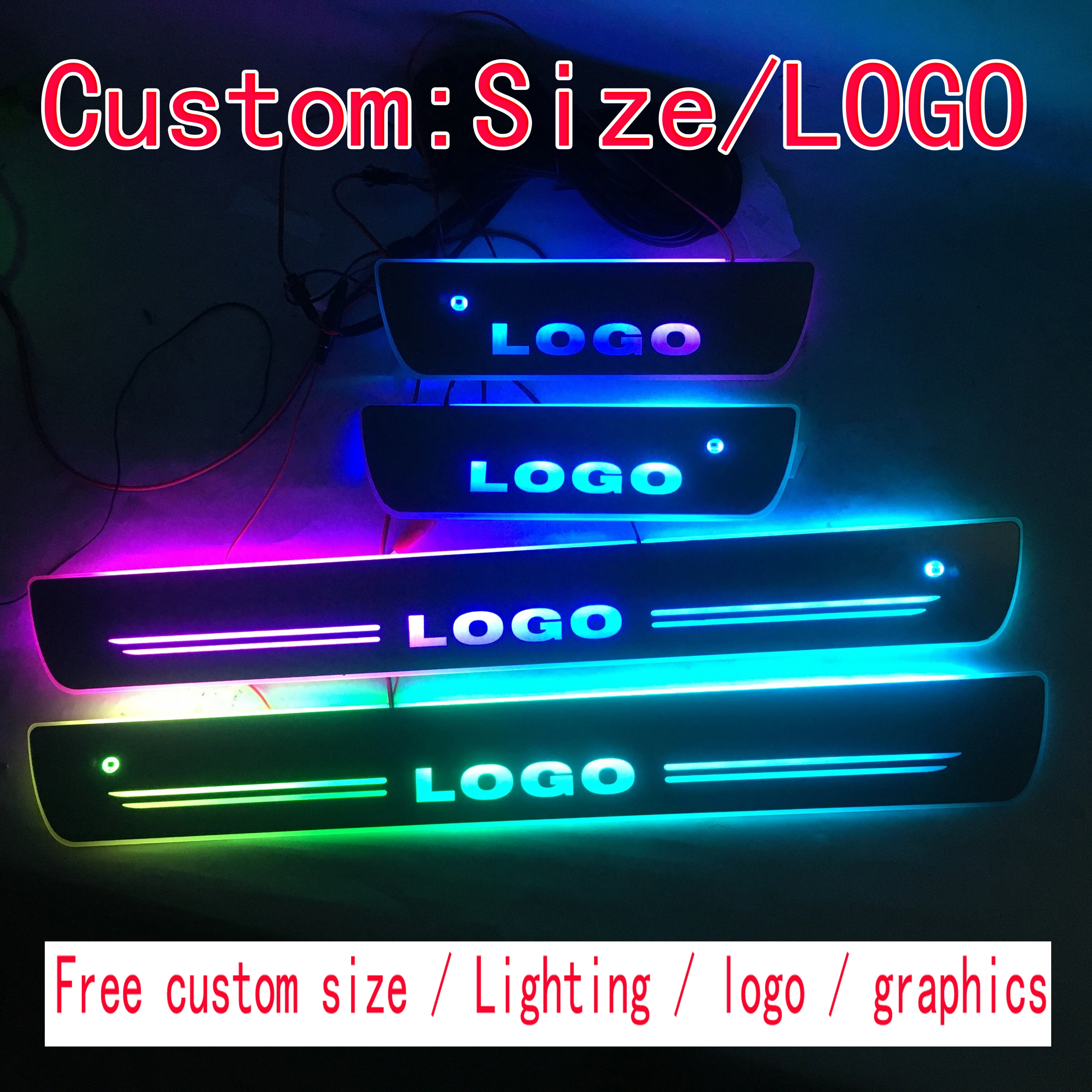 

4PCS/set Dynamic Lighting Vehicle Threshold/led streamer door sills/Waterproof LED welcome pedal sill strip for Honda CIVIC 2022