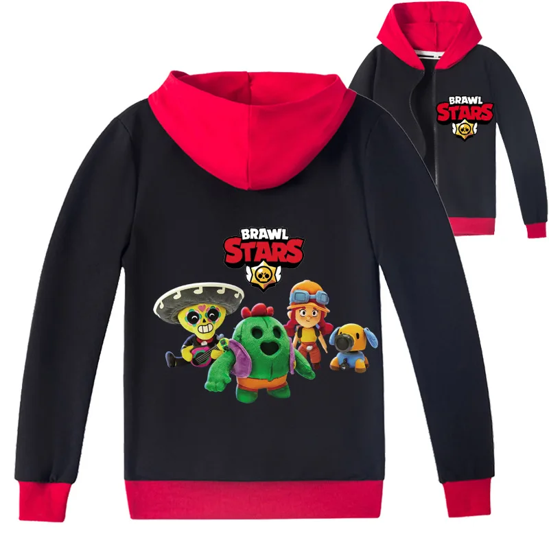 

Hot Sale 2022 New Fashion Zipper Hoodies Casual Boys and Girls Cute Cartoon Print Element Anime Pattern Outdoor Kids Clothes