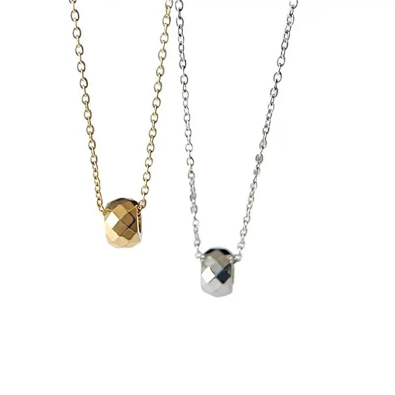 Новинка 2025 простое и универсальное геометрическое изогнутое круглое ожерелье с