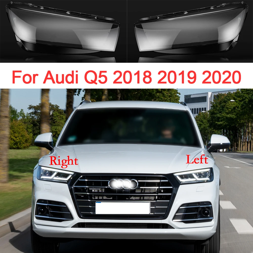 Фото Прозрачные накладки на фары для Audi Q5 2018-2020: Запасные части и аксессуары для автомобиля №2