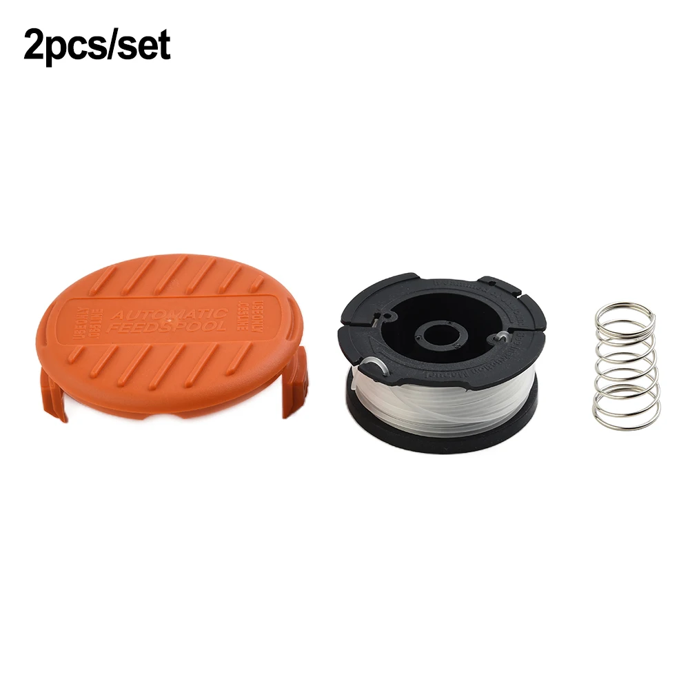 

1 Set Lawn Mower Spool Cover Cap Line For Black & Decker Replace Number: 385022-02 385022-03 90624846 A6481 90626046 242885-01