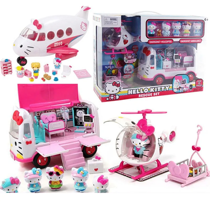 

HELLO Doll KITTAY Figure Ambulance Model Ornament Accessories Pretend Play Children Toy Present