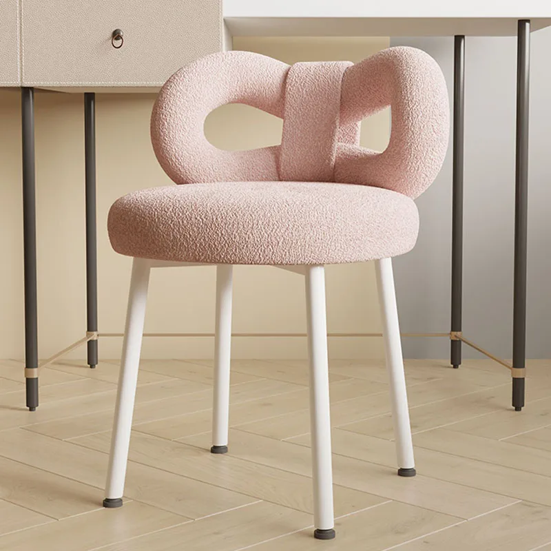

Makeup Back Stool Chair Nordic Round Portable Bar Stools Office Living Room Modern Sillas Para Sala De Estar Hallway Furniture