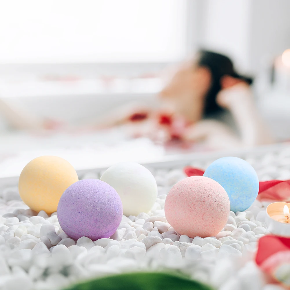 

Body Face Exfoliation Cleaner Bomb Bath Salt Balls Skin Care for Shower Bathing Exfoliation Anti-fatigue Skin Care Products