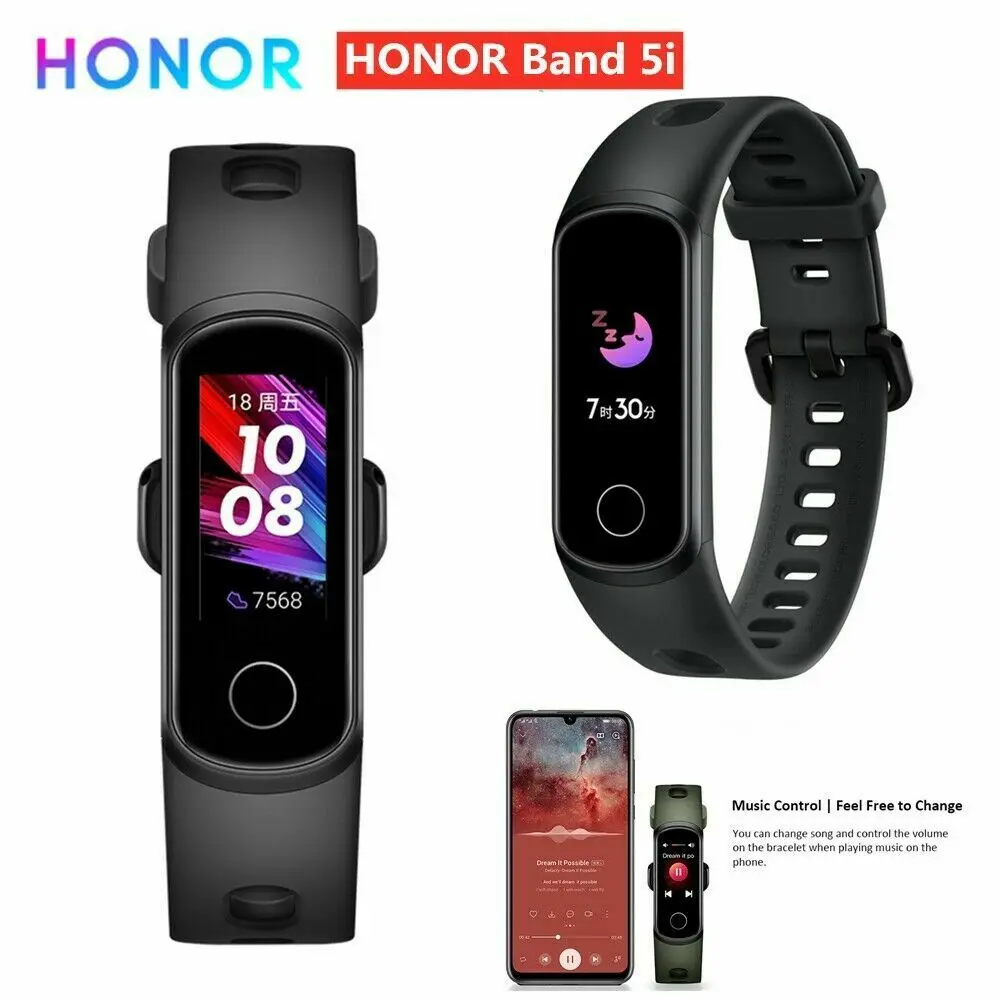 

Смарт-браслет HUAWEI Honor Band 5i, 0,96 дюйма, водостойкий