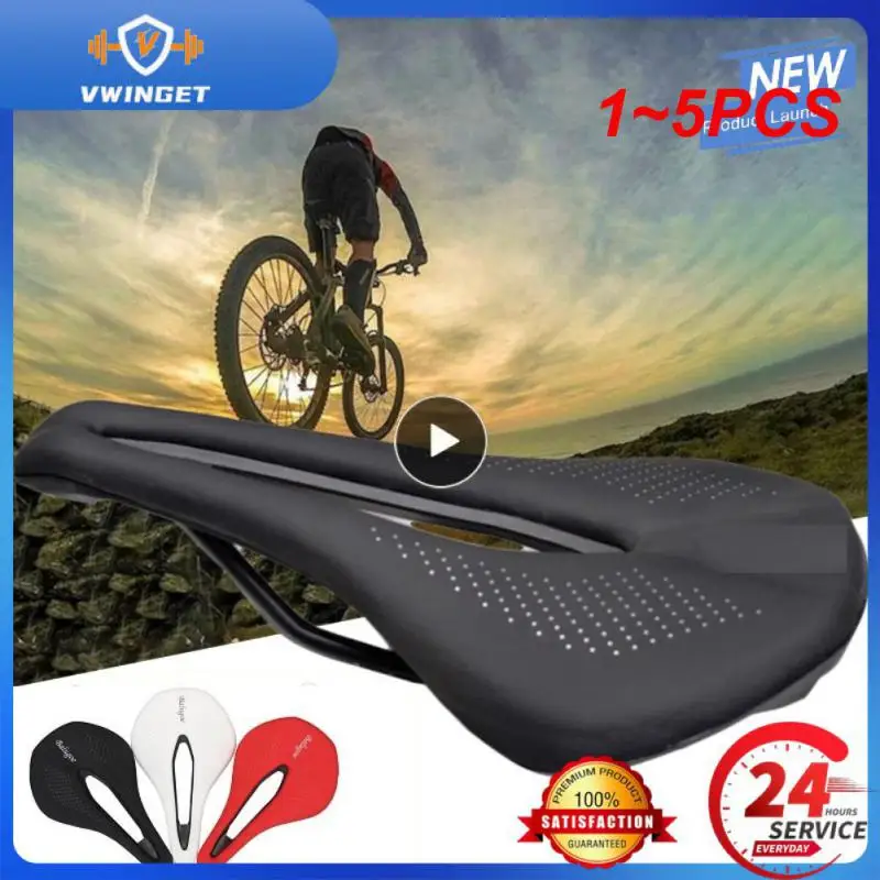 

1~5PCS ONE MTB/Road Bike Saddle 240*143mm Carbon Fiber Super Light Leather 96g