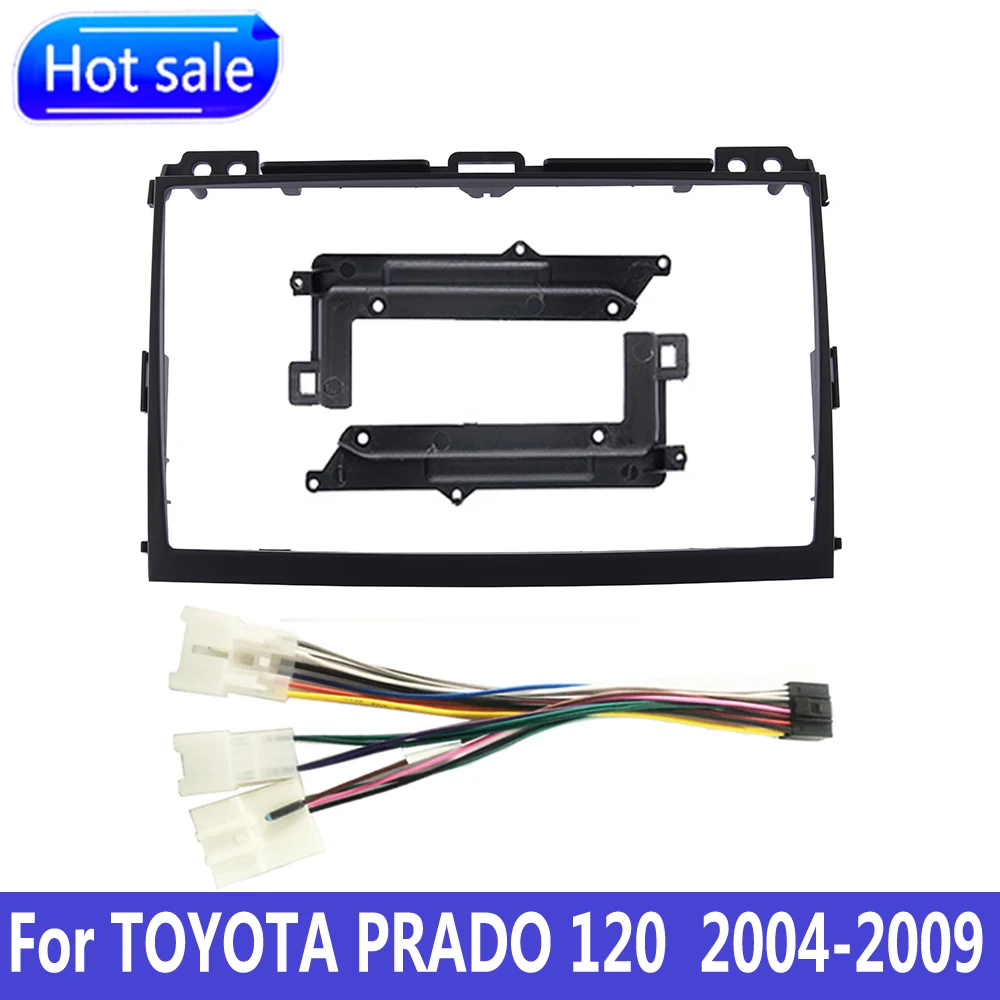 

Автомобильная рамка для Toyota Prado 120 Fascia Decoder Android Радио Аудио приборная панель для Toyota Prado комплект carplay Автомагнитола