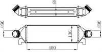 

IFR003073 для радиатора TURBO INTERCOL V184 2,0 tdci/22,4 tdci 0106 OLCU :( × 73)