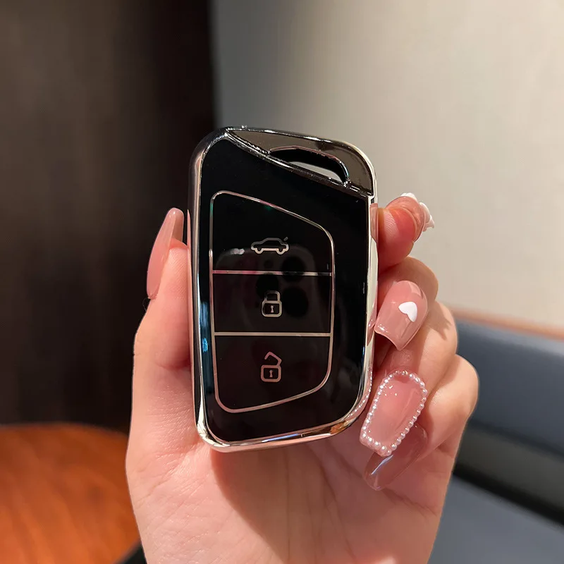 

Мягкий чехол для автомобильного ключа из ТПУ, защитный чехол для JAC JIAYUE J7 A5 X4 X7 IC5 IEV7S S3 T8 Refine S4 S7 M6 E20x E40x, аксессуары
