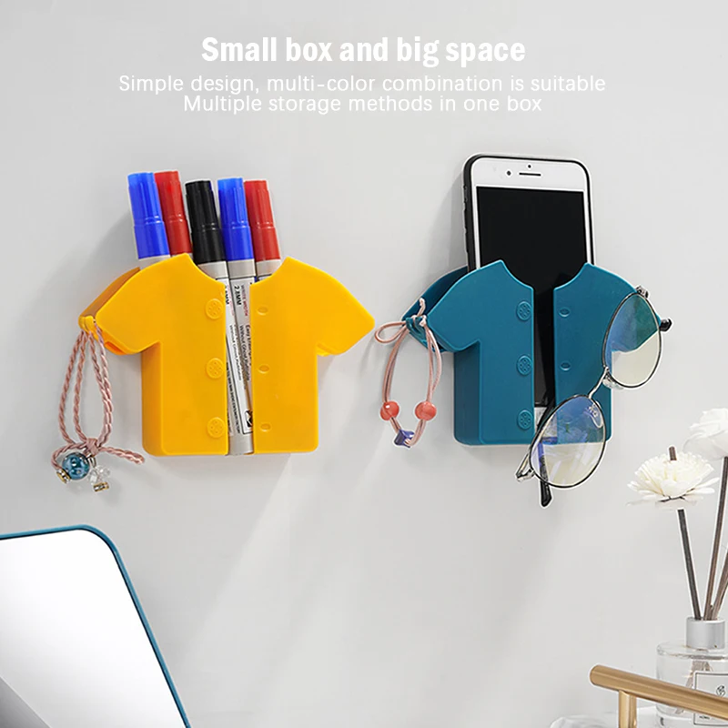 

Mobile Phone Holder Wall Stand Mounted Organizer Storage Rack Mounts Holders Remote Control Origin Hook Mobil Standing Charg