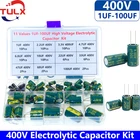 78 шт., Высоковольтный алюминиевый электролитический конденсатор, 11 значений, мкФ ф-240 мкФ Ф, 100 в