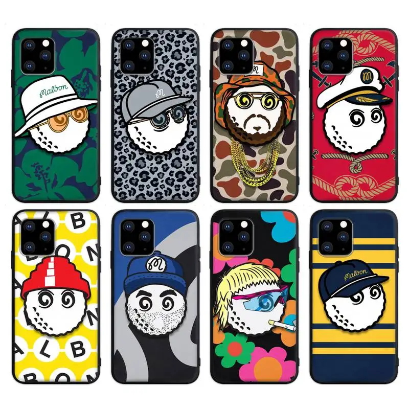 

Hot Sell Malbons Golf Soft Phone Case for iPhone 14 13 12 mini 11 Pro Max Xs X Xr 7 8 6 6s Plus Se 2020 Funda Silicone Cover
