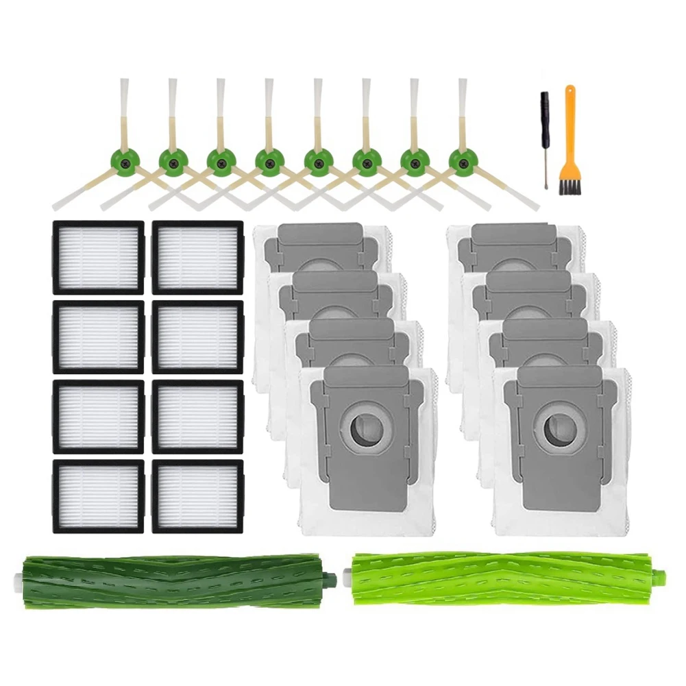 

28Pcs Accessories Kit for iRobot Roomba J7 J7+ I7 I7+ I3 I3+ I4 I4+ I6 I6+ I8 I8+ E5 E6 E7 Robot Vacuum Cleaner Parts