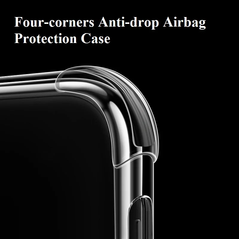 for oppo find x5 x3 x2 pro thickened four corner anti drop airbag phone case all inclusive edge transparent tpu protection cover free global shipping