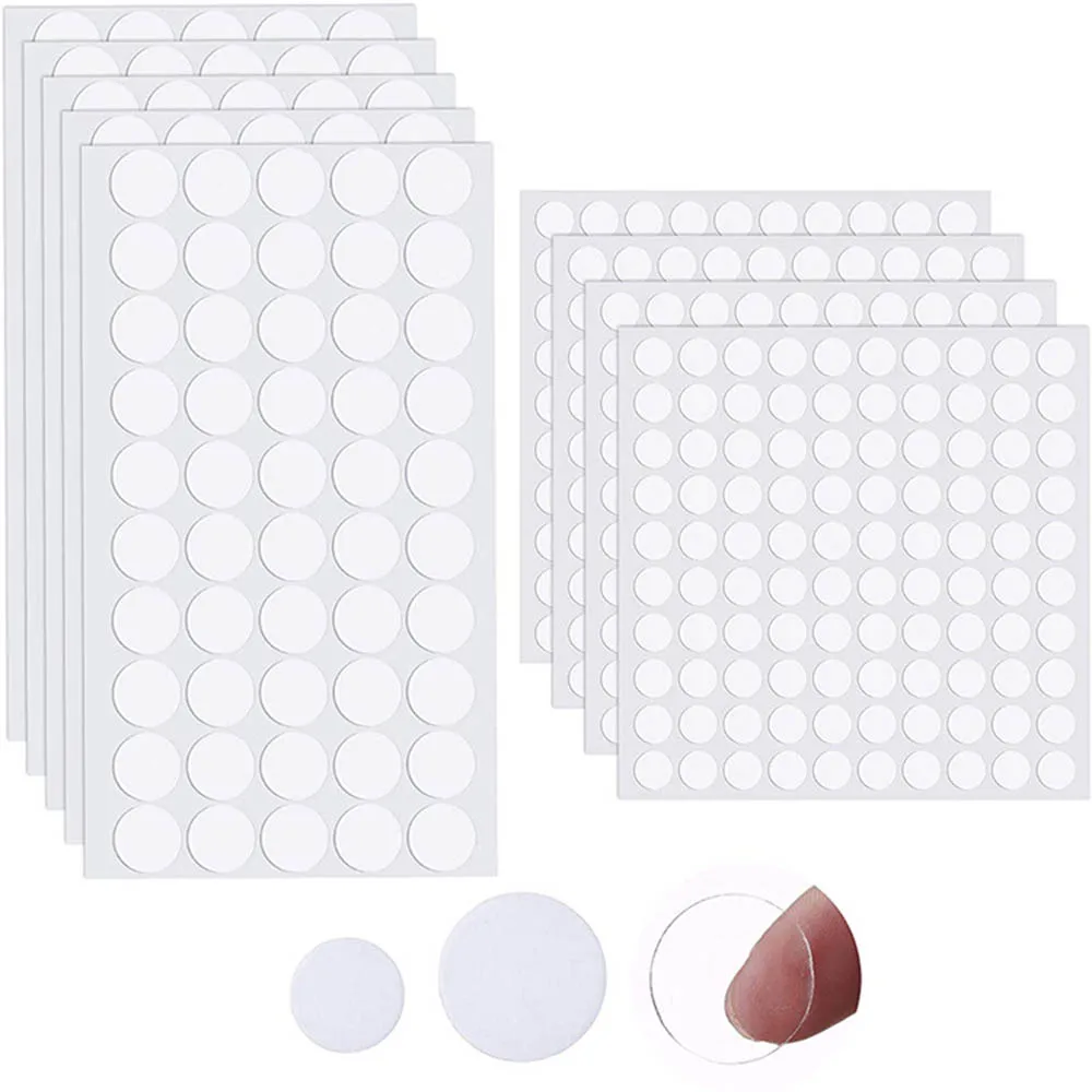 

Adhesive Glue Tape Office Supplies Acrylic Transparent Round Sticker Dots Stick Double Sided Adhesive Adhesive Tape Dot