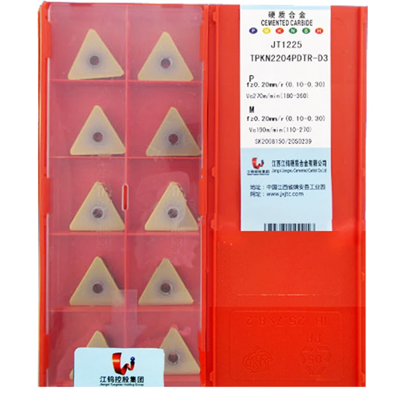 

JXTC Carbide Milling Insert TPKN2204PDTR TPKN 2204 for Cnc Face Milling Lathe Tool Blade