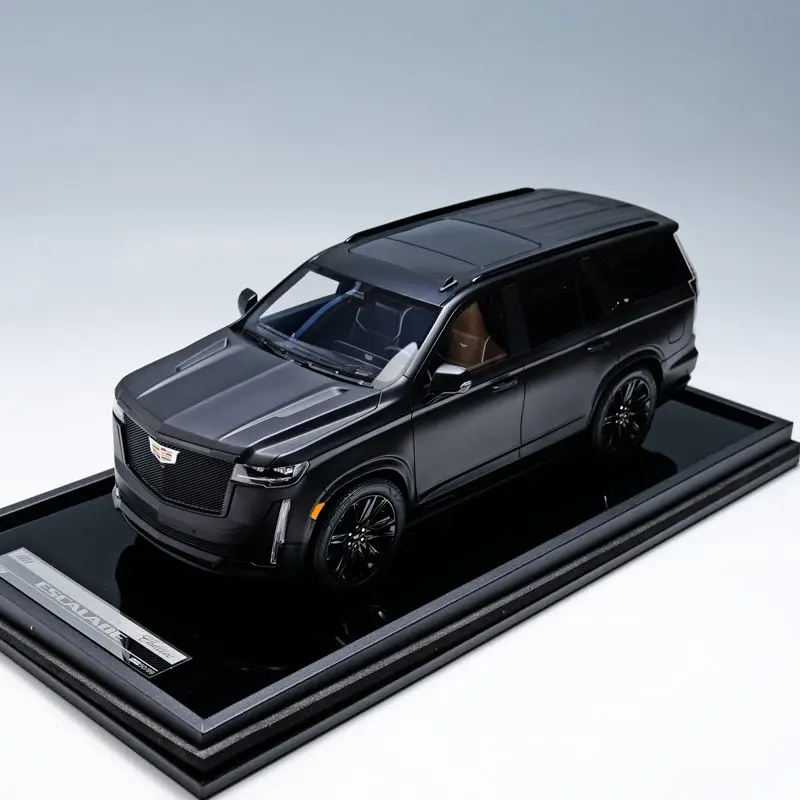 1:18 Cadillac Escalade Ограниченная серия матовый черный цвет коллекция украшений