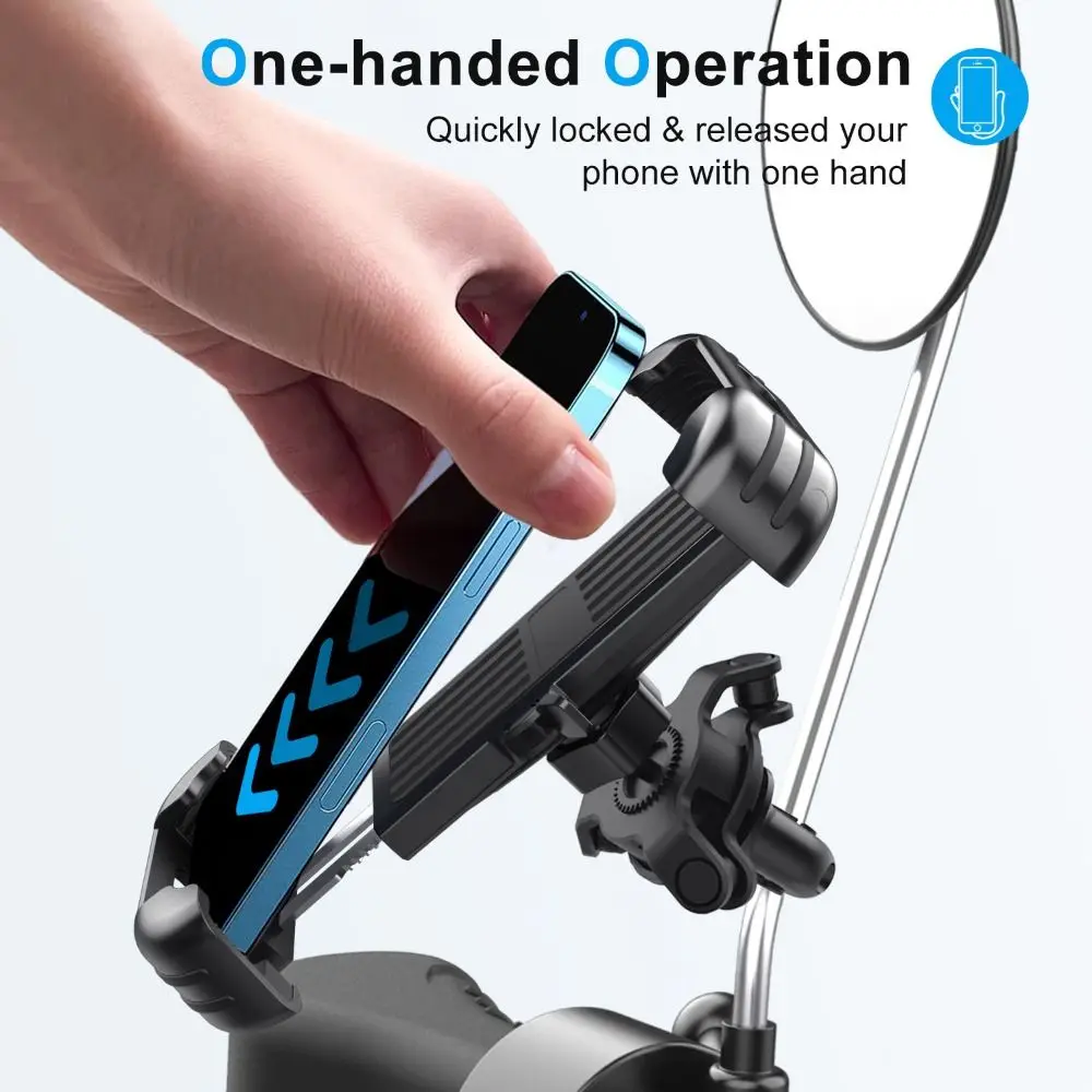 

Держатель телефона для мотоцикла, велосипеда, велосипеда, подставка для телефона, ударопрочный кронштейн, 360 °