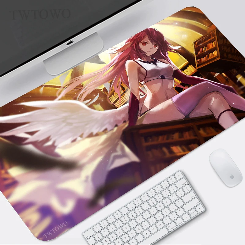

No Game No Life Mouse Pad Gamer XL Home HD Custom Computer Mousepad XXL Mouse Mat Office Carpet Anti Slip Computer Table Mat