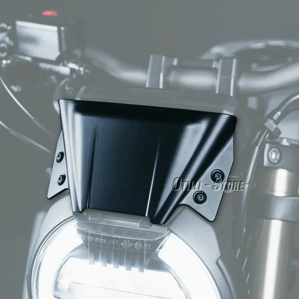 Фото CB650R 2019-2023 2022 2021 Аксессуары для мотоциклов: ветровое стекло, защитный экран, черный комплект для HONDA CB 650 R CB 650R №4